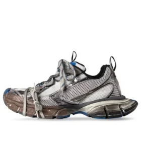 Zapatillas 3XL «Gris desgastado, blanco y azul, malla y poliuretano» 734731W3XL71214
