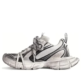 Zapatillas 3XL «Malla y poliuretano en blanco y negro» 734731W3XL49710