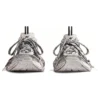 Zapatillas 3XL «Malla y poliuretano en blanco y negro» 734731W3XL49710