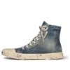 Zapatillas altas Paris «Blue Destroyed Denim and Rubber» 688752W3RCL4090