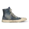 Zapatillas altas Paris «Blue Destroyed Denim and Rubber» 688752W3RCL4090