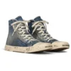 Zapatillas altas Paris «Blue Destroyed Denim and Rubber» 688752W3RCL4090