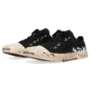 Zapatillas bajas de graffiti «Paris» de algodón desgastado en blanco y negro 688757W3RR51099