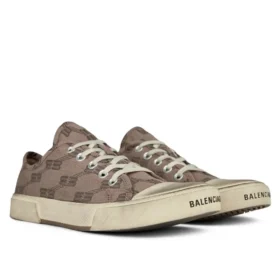 Zapatillas bajas Paris «Algodón BB Monogram color canela y goma blanca» 688757W3RQ22298