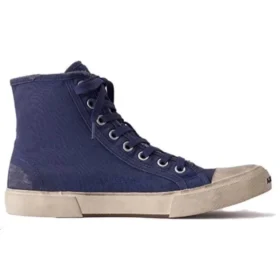 Zapatillas bajas Paris «Algodón deshilachado índigo y goma blanca» 688752W3RC14990