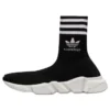 Zapatillas Balenciaga x adidas Originals Speed «Black White» 711198WBDV11090