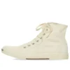 Zapatillas de caña alta Paris «Algodón desgastado blanco y goma blanca» 688756W3RC49090