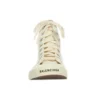 Zapatillas de caña alta Paris «Algodón desgastado blanco y goma blanca» 688756W3RC49090