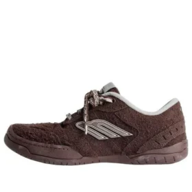 Zapatillas de gamuza Hamptons «Dark Brown Grey» 841765WHPSU2290WHITE