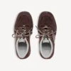 Zapatillas de gamuza para hombre modelo «Hamptons» en marrón oscuro/gris Zapatillas de gamuza para hombre modelo «Hamptons» en marrón oscuro/gris