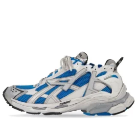 Zapatillas de Runner «White Blue Mesh and Nylon» 677403W3RB34912