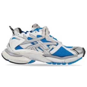 Zapatillas de Runner «White Blue Mesh and Nylon» 677403W3RB34912