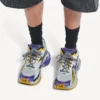 Zapatillas de running para hombre en morado/naranja/gris