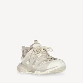 Zapatillas de track para mujer con suela reciclada en color beige