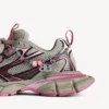 Zapatillas degradadas para mujer talla 3XL con dijes en gris/rosa Zapatillas degradadas para mujer talla 3XL con dijes en gris/rosa