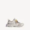 Zapatillas deportivas de mujer con cordones para trail en gris topo/amarillo/púrpura/marrón/negro Zapatillas deportivas de mujer con cordones para trail en gris topo/amarillo/púrpura/marrón/negro
