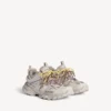 Zapatillas deportivas de mujer con cordones para trail en gris topo/amarillo/púrpura/marrón/negro Zapatillas deportivas de mujer con cordones para trail en gris topo/amarillo/púrpura/marrón/negro