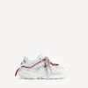Zapatillas deportivas de trail con cordones para mujer en blanco/rojo/gris/negro Zapatillas deportivas de trail con cordones para mujer en blanco/rojo/gris/negro