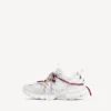 Zapatillas deportivas de trail con cordones para mujer en blanco/rojo/gris/negro Zapatillas deportivas de trail con cordones para mujer en blanco/rojo/gris/negro