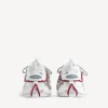 Zapatillas deportivas de trail con cordones para mujer en blanco/rojo/gris/negro Zapatillas deportivas de trail con cordones para mujer en blanco/rojo/gris/negro