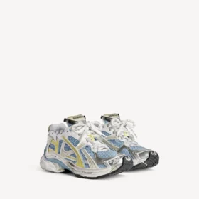 Zapatillas deportivas para mujer en azul/amarillo/blanco