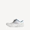 Zapatillas «Hamptons» para hombre con efecto desgastado en blanco/azul oscuro/gris