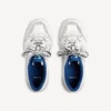 Zapatillas «Hamptons» para hombre con efecto desgastado en blanco/azul oscuro/gris