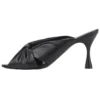 Zapatillas negras de tacones pequeños 617574WA2M01000