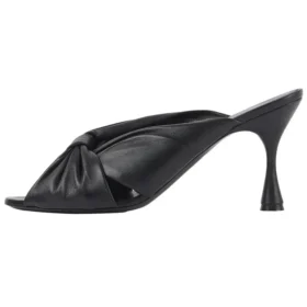 Zapatillas negras de tacones pequeños 617574WA2M01000
