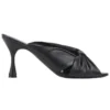 Zapatillas negras de tacones pequeños 617574WA2M01000