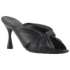 Zapatillas negras de tacones pequeños 617574WA2M01000