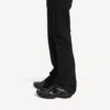 Zapatillas para mujer talla 3XL con dijes en negro/plateado Zapatillas para mujer talla 3XL con dijes en negro/plateado