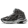 Zapatillas Runner de caña alta «Tejido de nailon gris similar al gamuzado» 695764W3RH31891