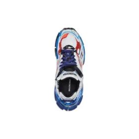 Zapatillas Runner «Gris, azul y rojo, malla y nailon» 677403W3RB61264