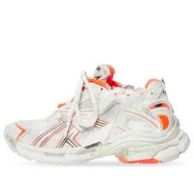 Zapatillas Runner «Malla y nailon blanco y naranja fluorescente» 677402W3RBM9770