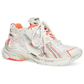 Zapatillas Runner «Malla y nailon blanco y naranja fluorescente» 677402W3RBM9770