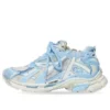 Zapatillas Runner «Malla y nailon en blanco y azul claro» 677402W3RB29744