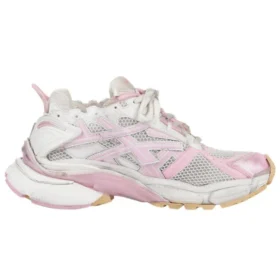 Zapatillas Runner «Malla y nailon rosa bebé y blanco» 677403W3RB39059