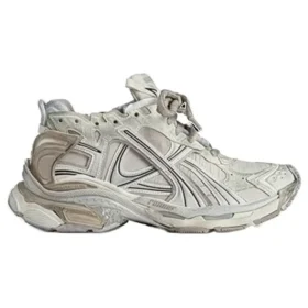 Zapatillas Runner «Tejido de nailon color beige con aspecto de gamuza» 772774W3RNY9797