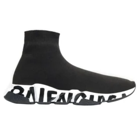 Zapatillas Speed 1.0 de tejido reciclado con diseño de graffiti «Negro» 645334W2DB71015