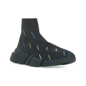 Zapatillas Speed 2.0 «Tejido reciclado negro con logotipo multicolor en toda la prenda» 617239W2DF01088