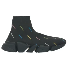 Zapatillas Speed 2.0 «Tejido reciclado negro con logotipo multicolor en toda la superficie» 617196W2DF01088
