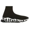 Zapatillas Speed Graffiti «Negro, tejido negro, suela con grafitis» 605942W2DB71015