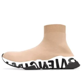 Zapatillas Speed Graffiti «Tejido beige con suela con grafitis blancos y negros» 605942W2DB79791