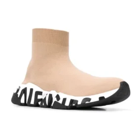 Zapatillas Speed Graffiti «Tejido beige con suela con grafitis blancos y negros» 605942W2DB79791