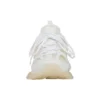 Zapatillas Track de malla de nailon con suela transparente, estilo bajo, color blanco 647742W3BM19000