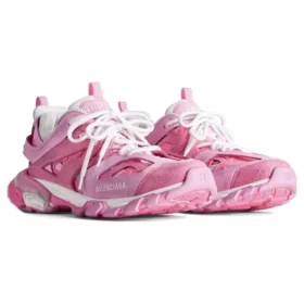 Zapatillas Track «Malla rosa y tejido similar al gamuza» 542436W3SU55090