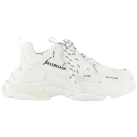 Zapatillas Triple S «Allover Logo – Blanco» 536737W2FA19010