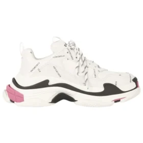 Zapatillas Triple S «Allover Logo Blanco Rosa» 524039W2FA49155