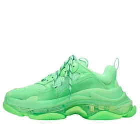 Zapatillas Triple S con suela transparente «Verde neón» 544351W2CF13801
